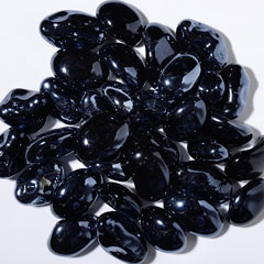 Black Licorice Iridescent Size Medium - Click Image to Close